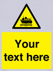 Custom warning ferries crossing vessels